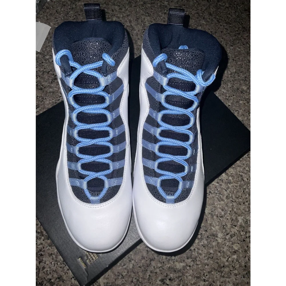 JORDAN 10 SUPERBAD UNC TAR HEELS PLAYER EXCLUSIVE* DC1136-144 SIZE 10.5‎ NO LID